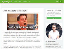 Tablet Screenshot of growthgrind.com